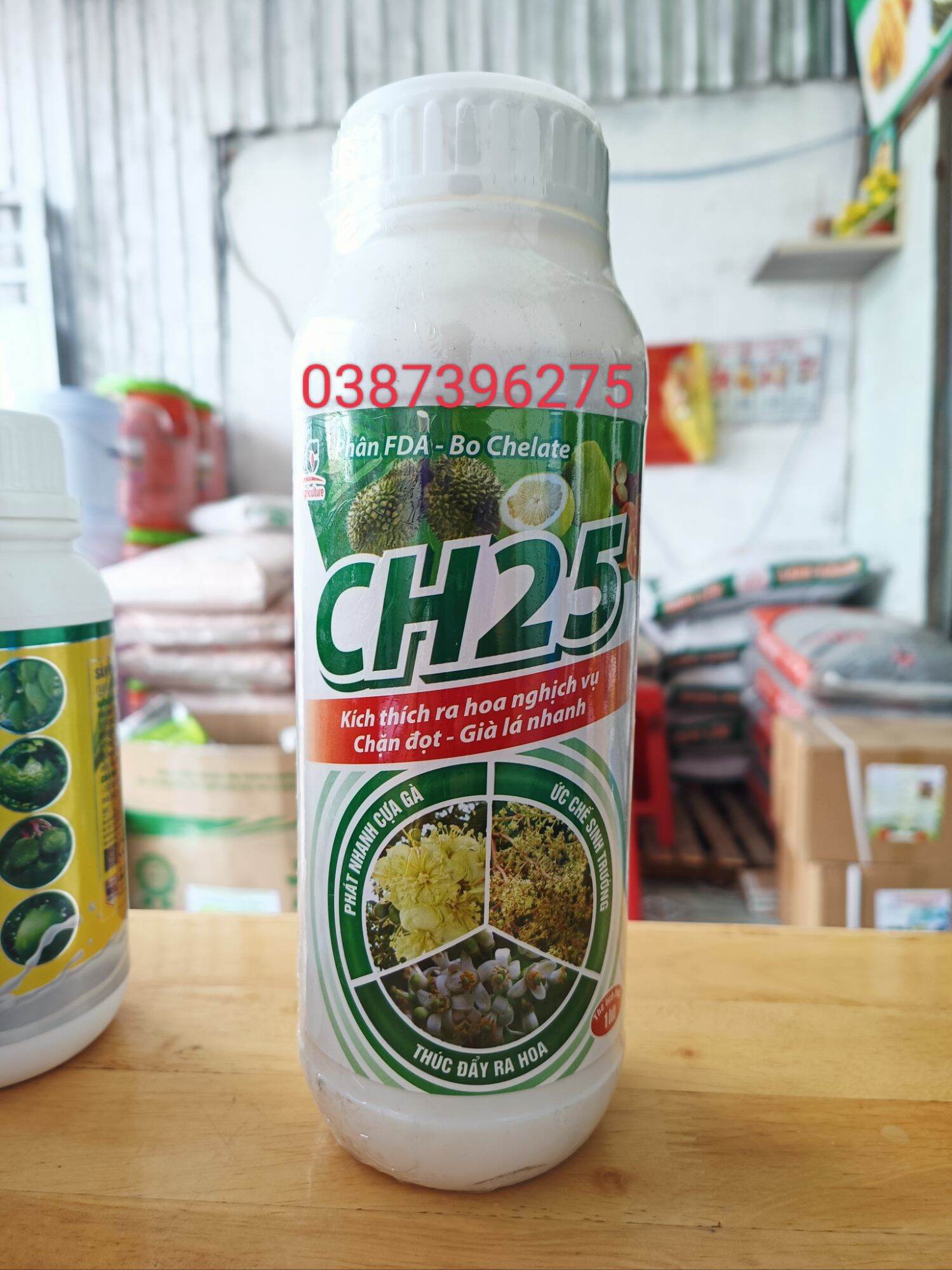 Phân bón vi lượng - CH25 - Kích thích ra hoa nghịch vụ - Chặn đọt - Già lá nhanh