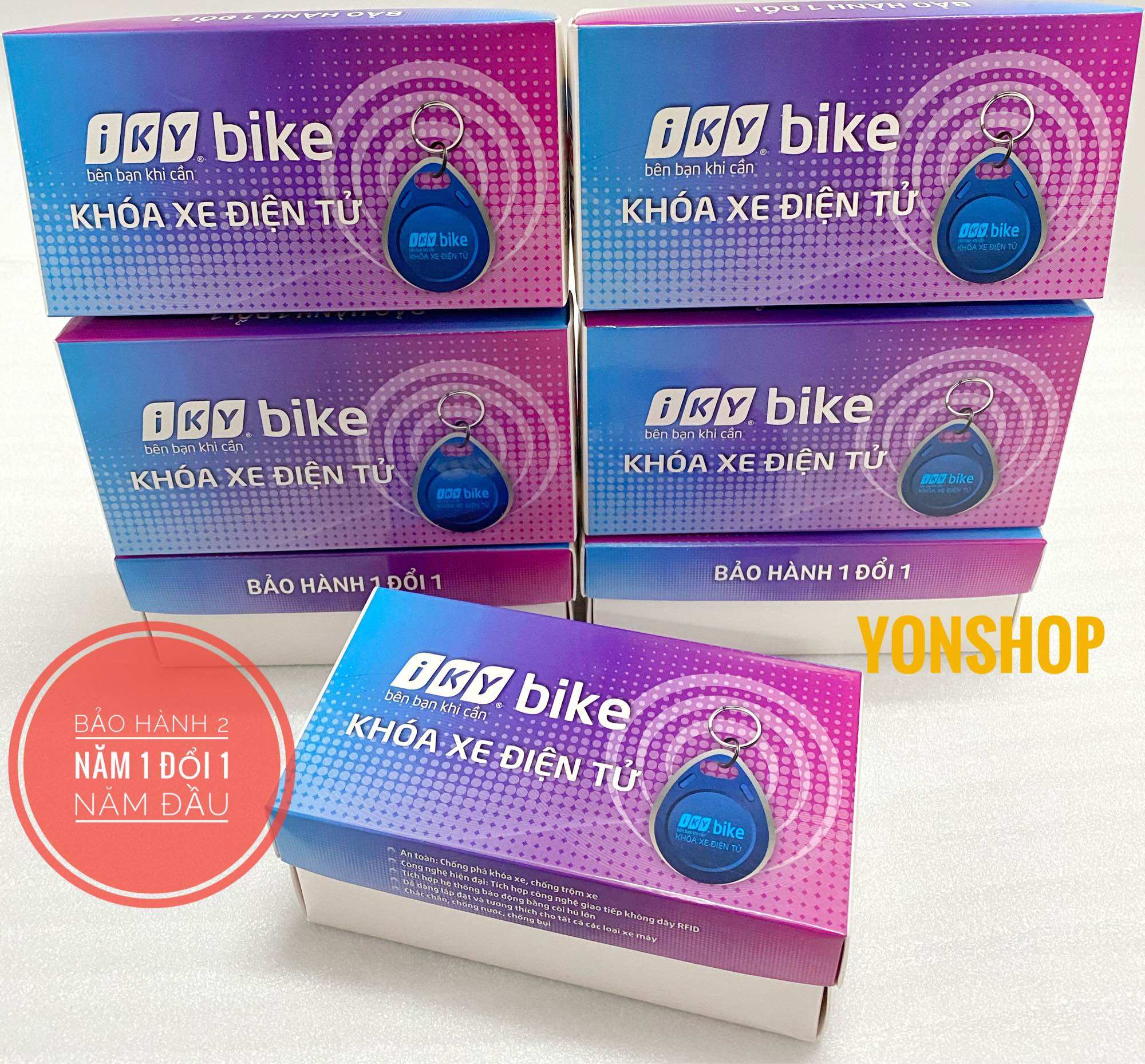Khoá chống trộm xe máy thẻ từ thông minh Iky Bike