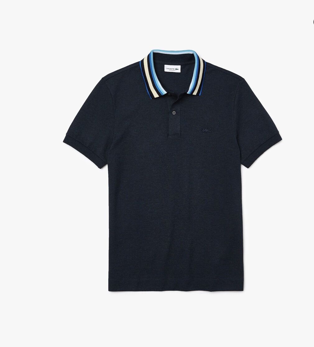 POLO NAM Regular Fit Striped Collar CHÍNH HÃNG