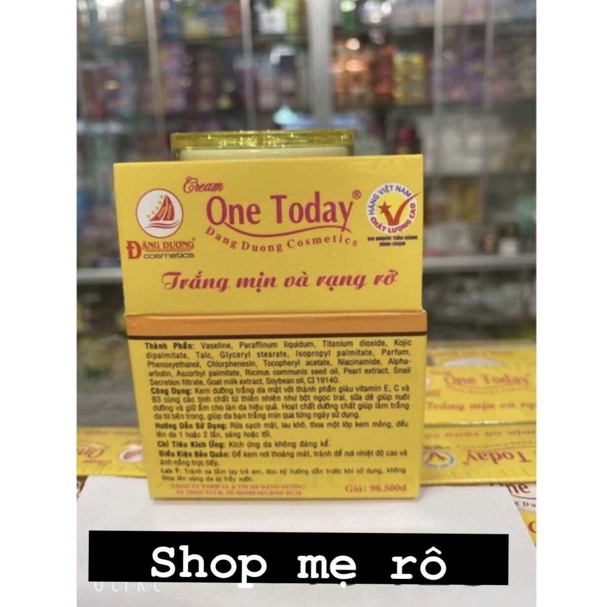 kem ốc sên one today trắng da mặt hủ 8g