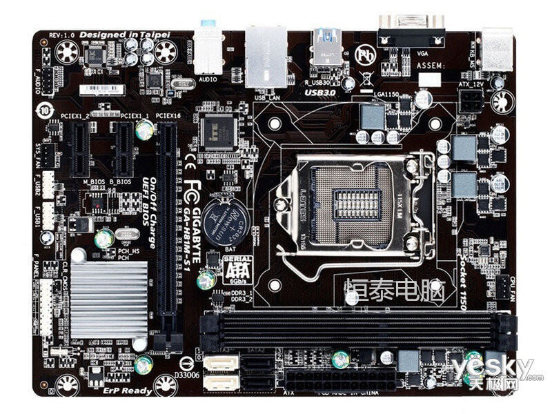 Gigabyte GA-H81M-S1 DS2-C/D B85M-D2V LGA1150 H81M-S2PH Motherboard ATX Standard Type Intel DDR3 Supp