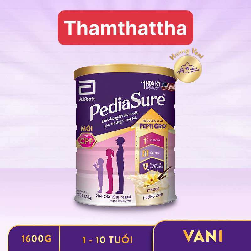 1 lon pediasure 1kg6 date 2024 mẫu mới ít ngọt