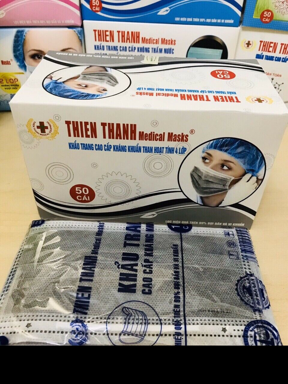 Khẩu trang thien thanh medical masks