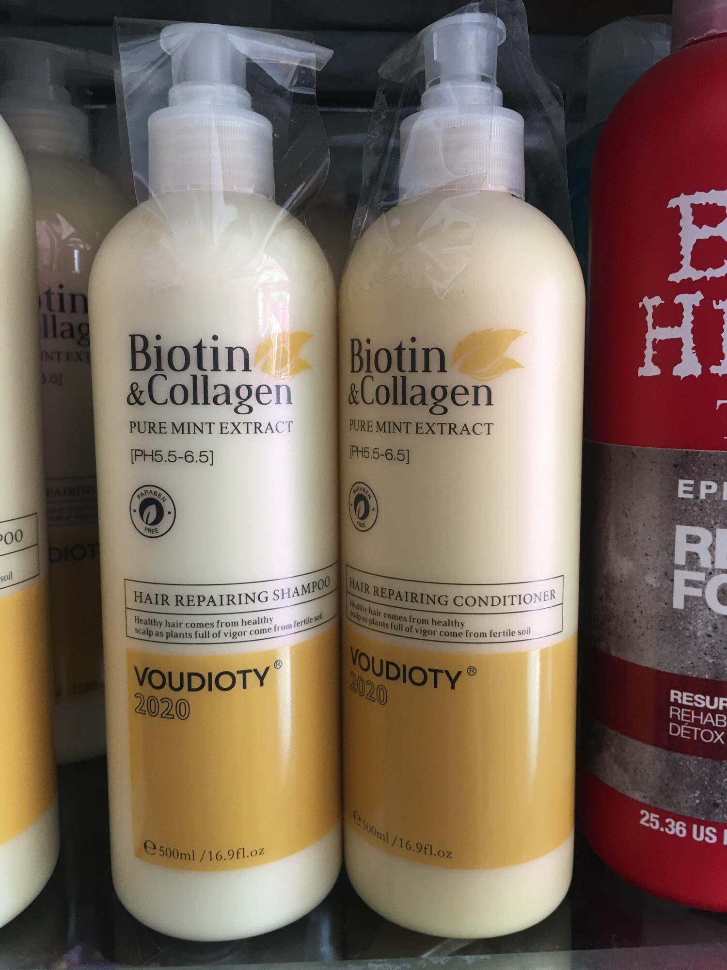 Dầu cặp biotin collagen kích thích mọc tóc 500ml ( 1 gội + 1 xả )