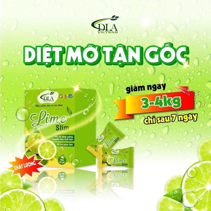 Kẹo chanh giảm cân 1 hộp 7 viên chính hãng.