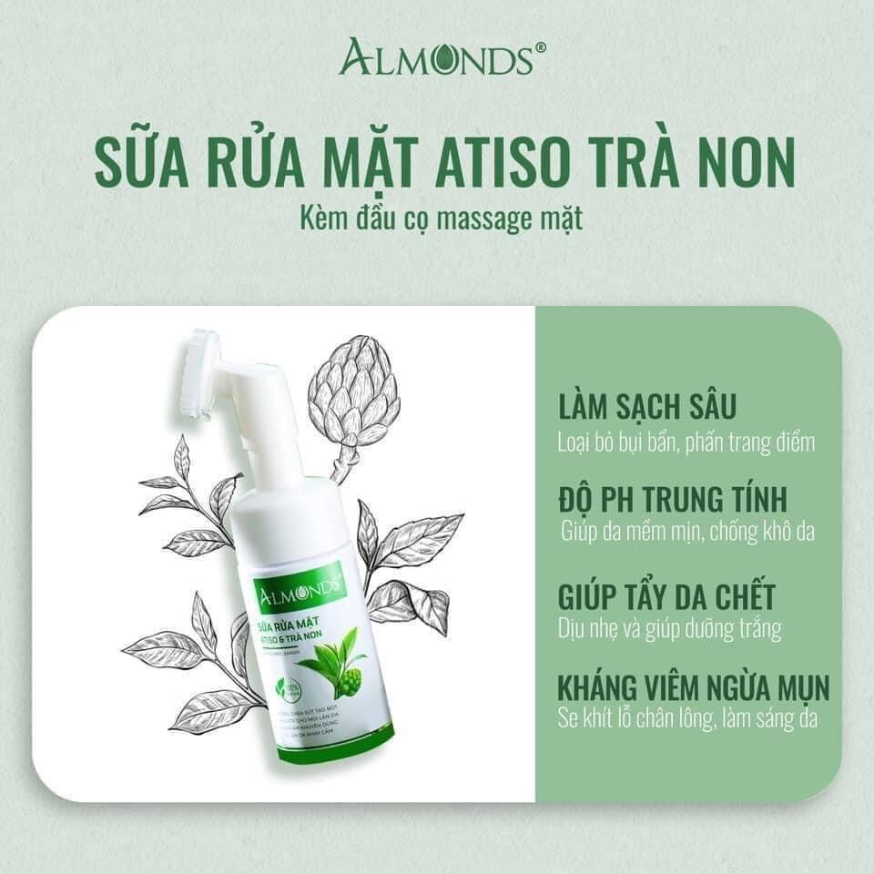 SỮA RỬA MẶT ATISO & TRÀ NON ALMONDS