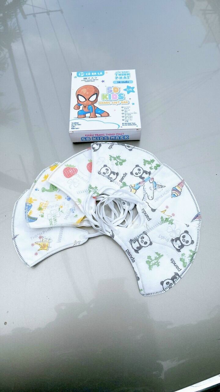 Khẩu trang 5D và KF94 cho bé trai và gái