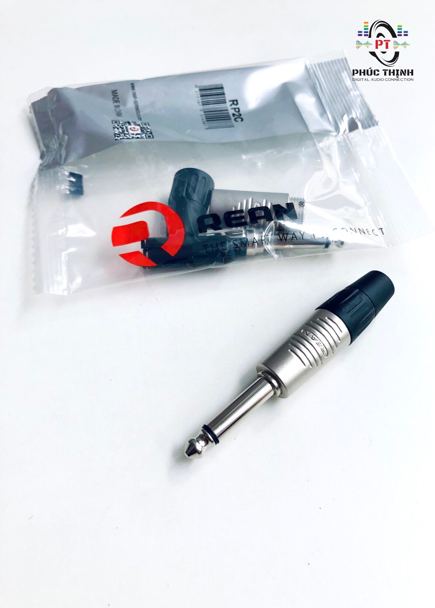 REAN jack tín hiệu 6 Ly mono thẳng