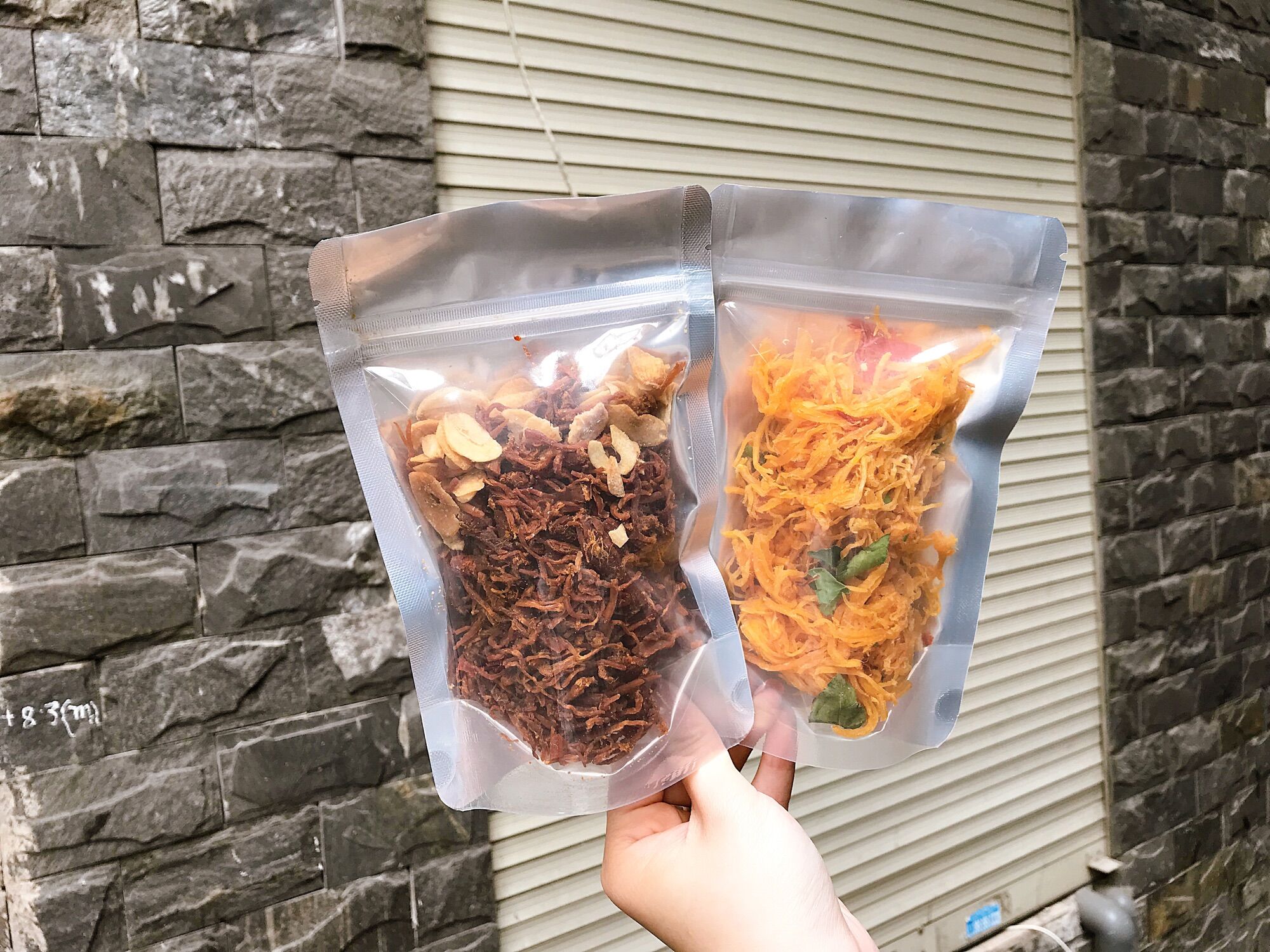 500G Khô heo cháy tỏi loại 1