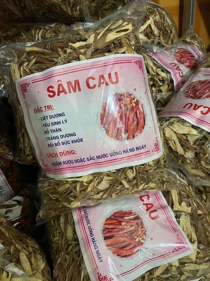 1kg sâm cau đỏ khô loại đẹp