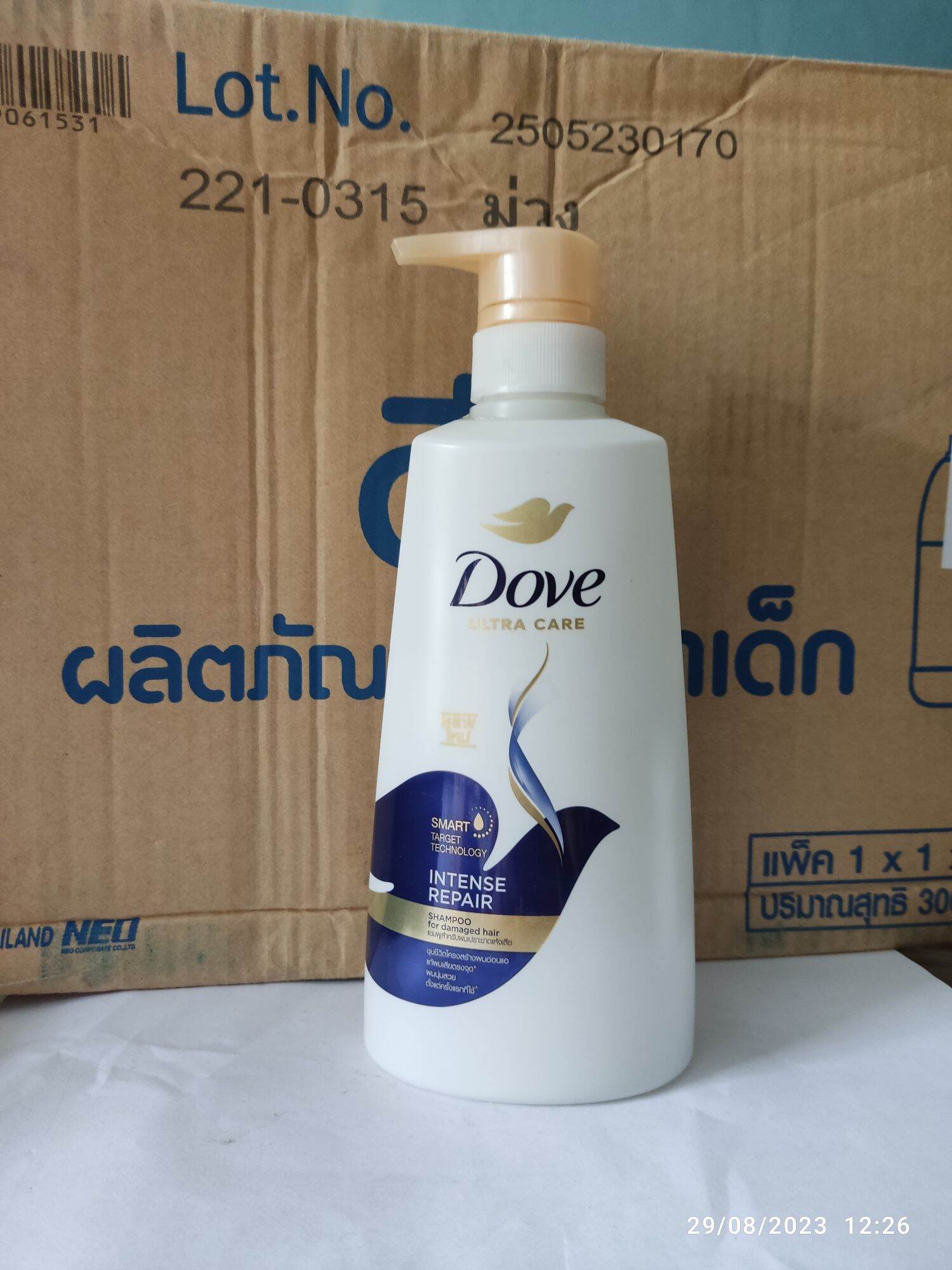 Dầu gội Dove Thái Lan 410ml xanh dương phục hồi tóc hư tổn