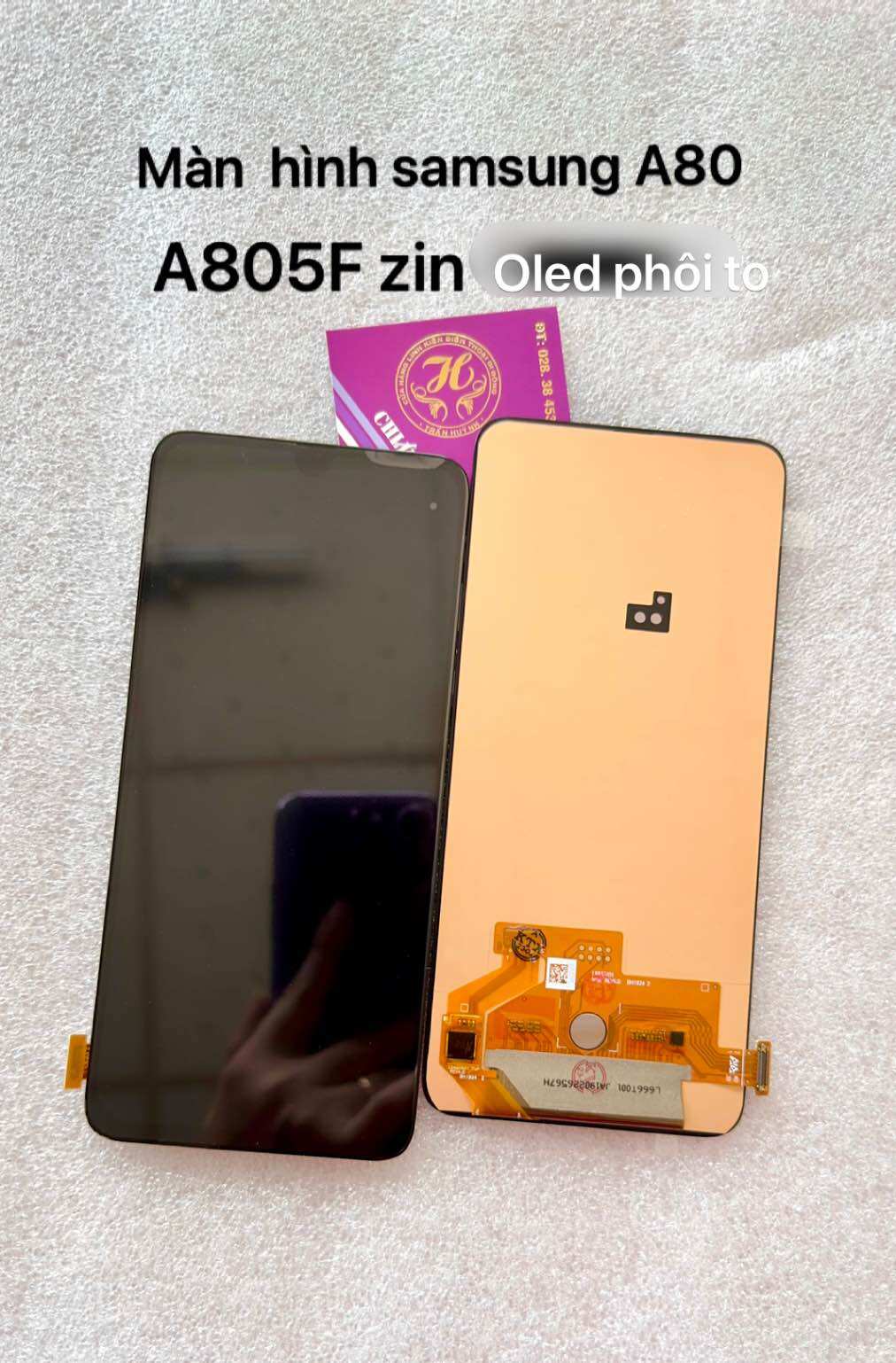 Màn hình samsung A80/A805f zin oled phôi to