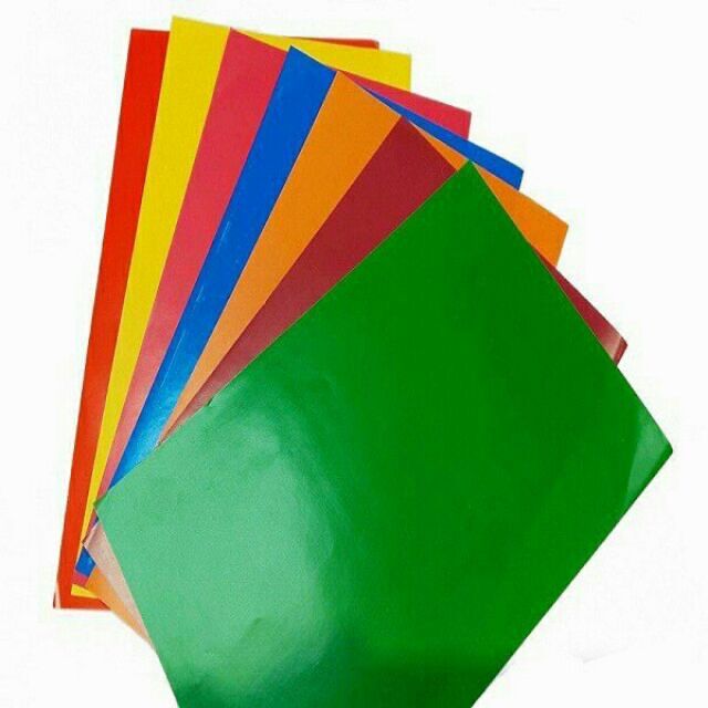 Set 70 Tờ Giấy Màu Thủ Công, Không Keo (Kt: 22*17cm)