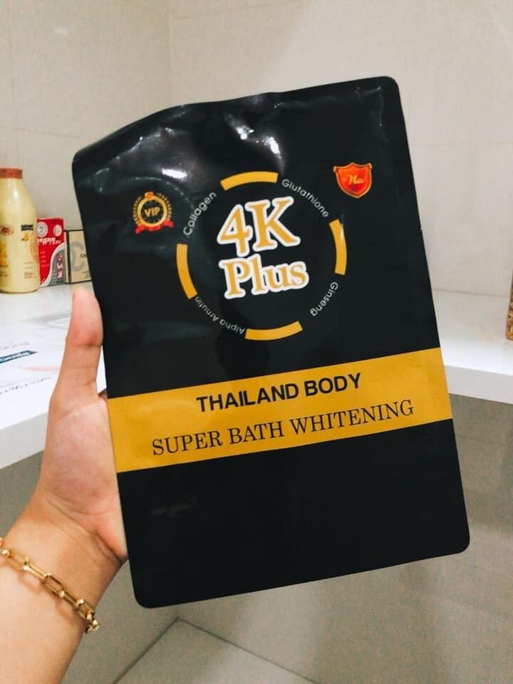 Tắm Trắng Siêu sáng trắng 4K Plus Thái lan