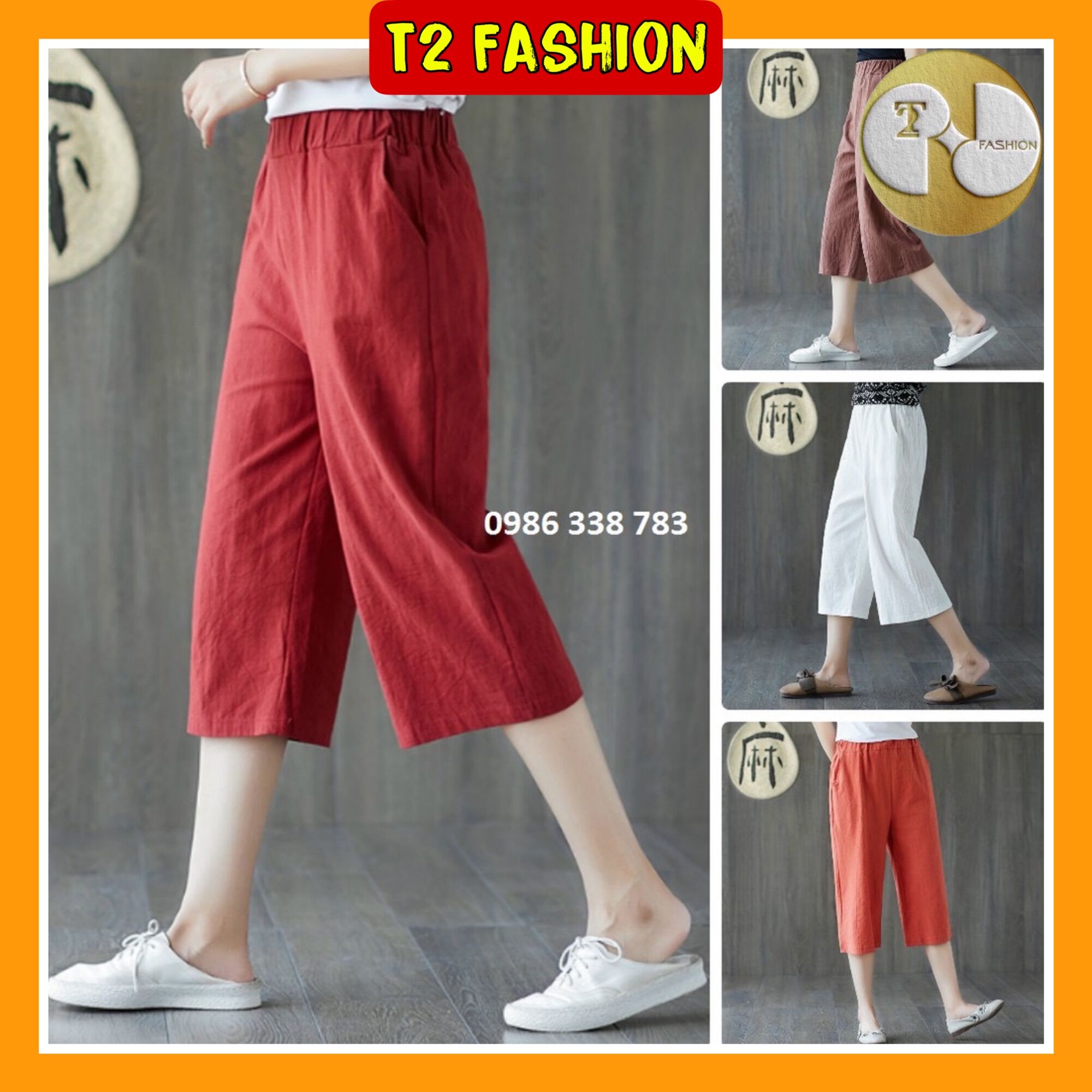 Quần đũi lửng, quần ngố dáng suông năng động