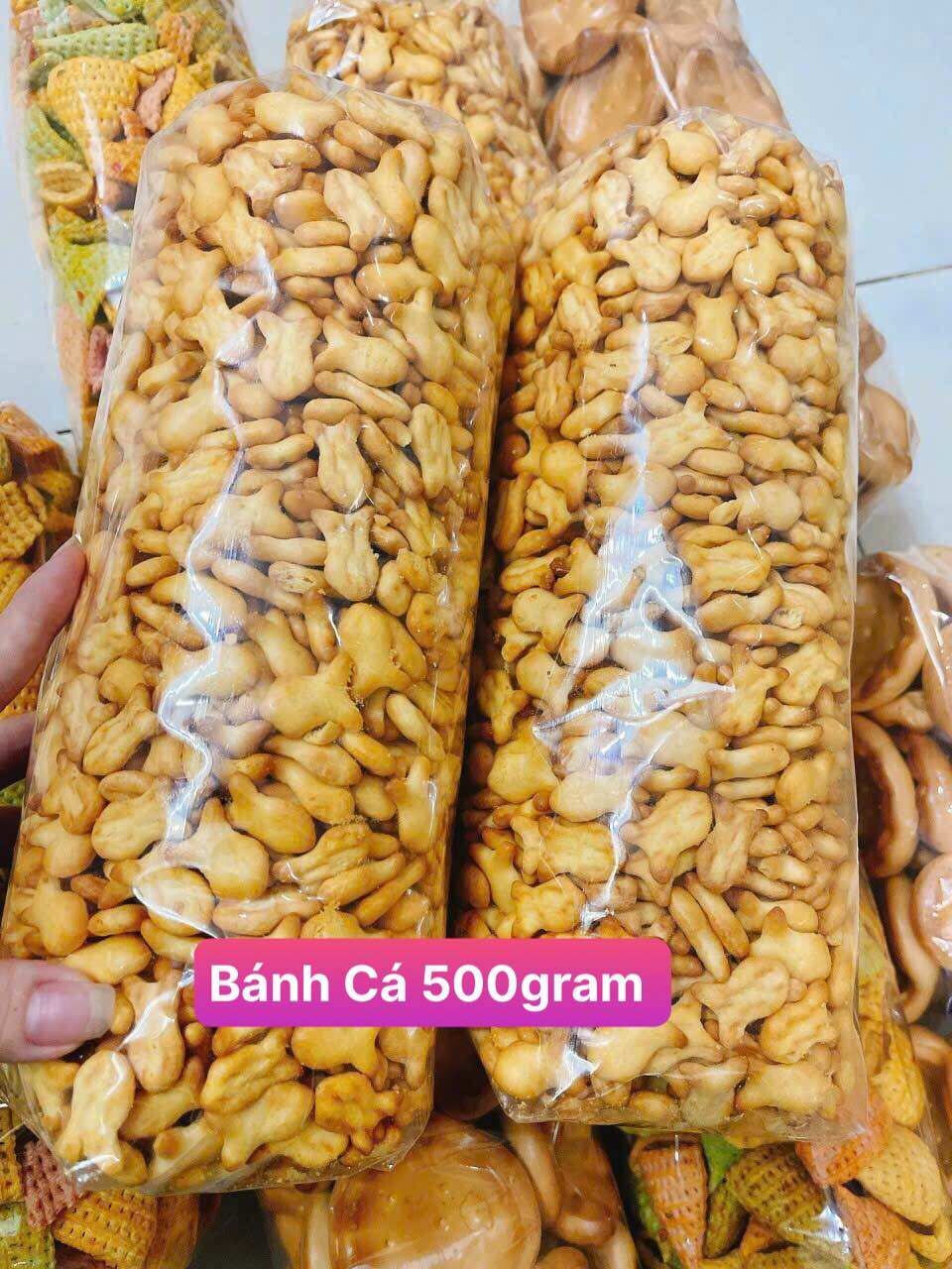 Bánh quy cá mặn bơ thơm ngon - túi 120g- 300g-500g