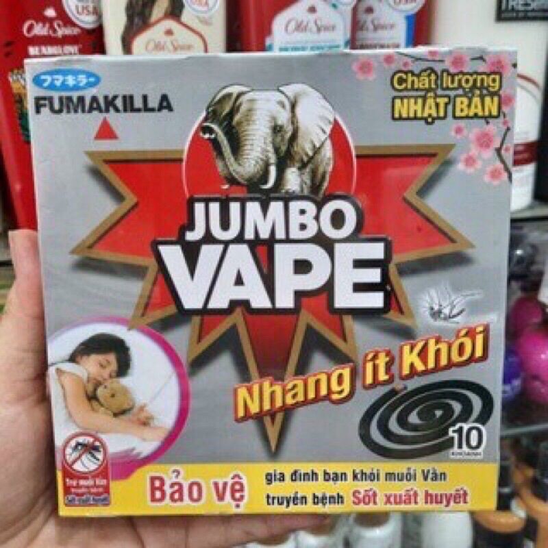 Nhang muỗi ít khói Jumbo Vape