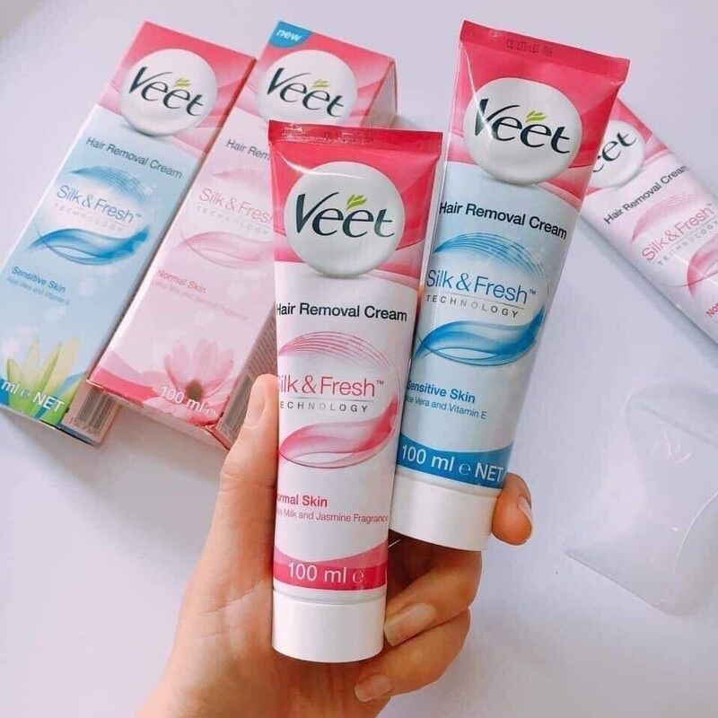 Kem tẩy lông veet pháp 100ml ⚡️𝑪𝒉𝒖𝒂̂̉𝒏 𝑪𝒉𝒊́𝒏𝒉 𝑯𝒂̃𝒏𝒈 ⚡️ kem tẩy lông chuẩn chính hãng