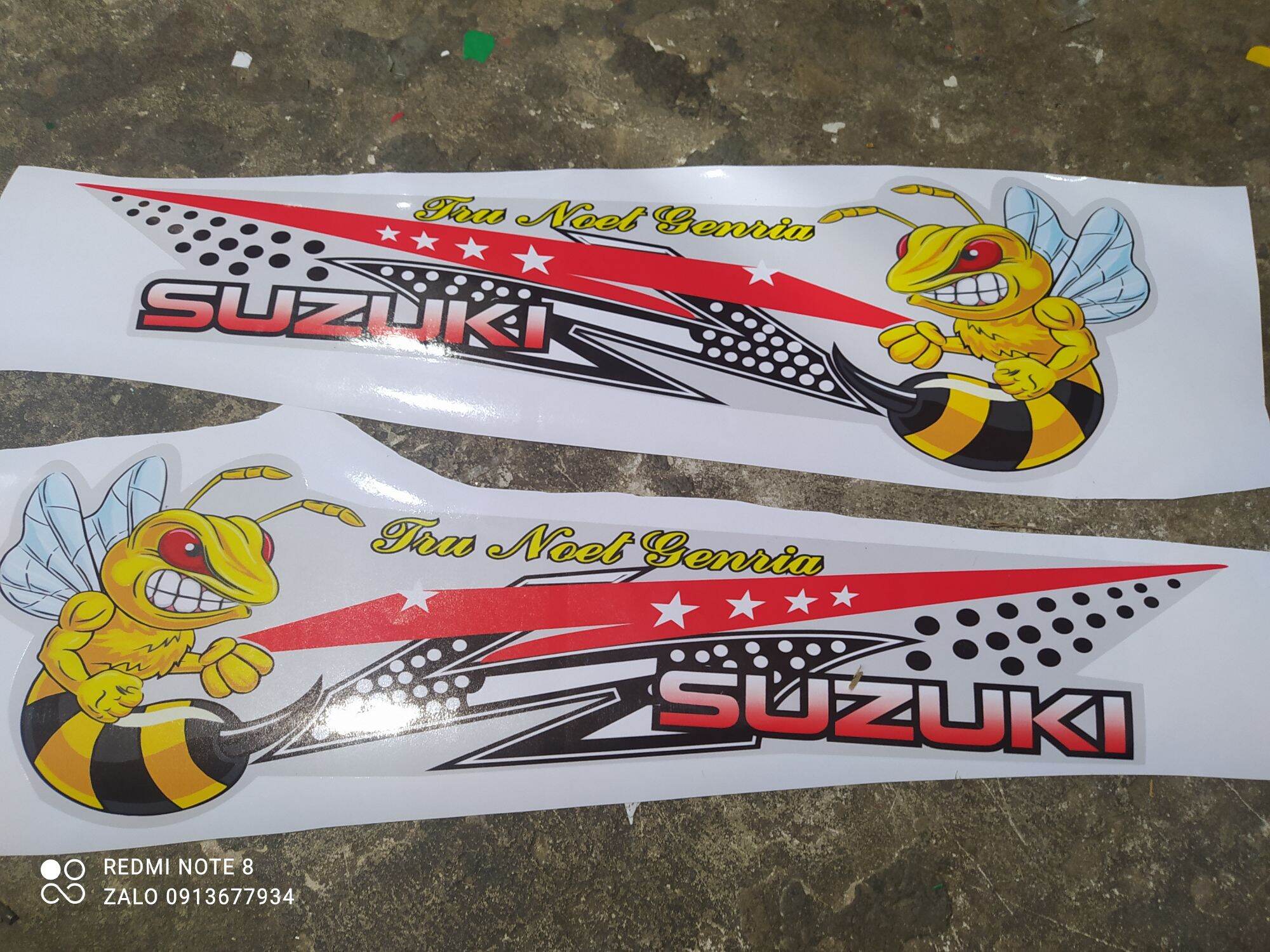 Tem xe decal dán xe tải suzuki