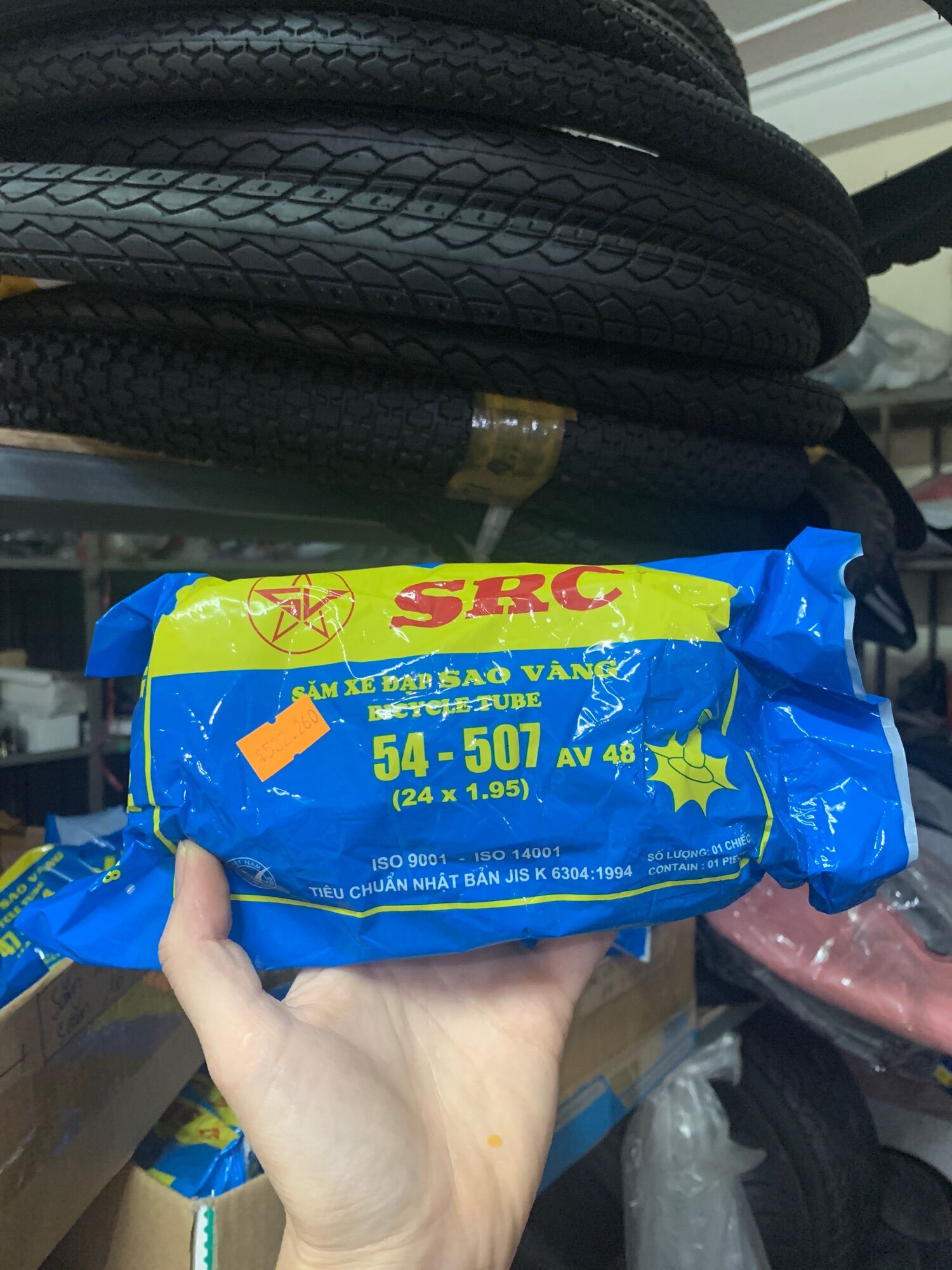 Săm & lốp xe đạp 24 x 190/195