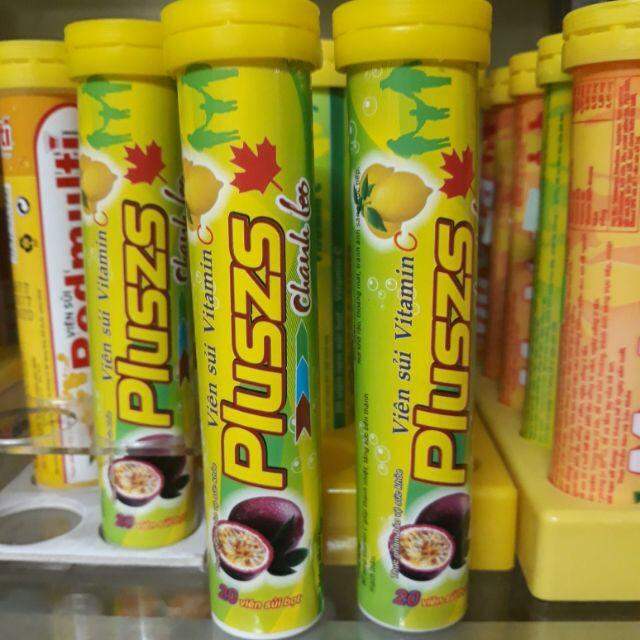 Combo 10 tuýp sủi chanh leo tuýp 20 viên