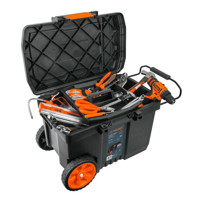 Thùng đồ nghề có bánh xe 23in - truper - chp-23r