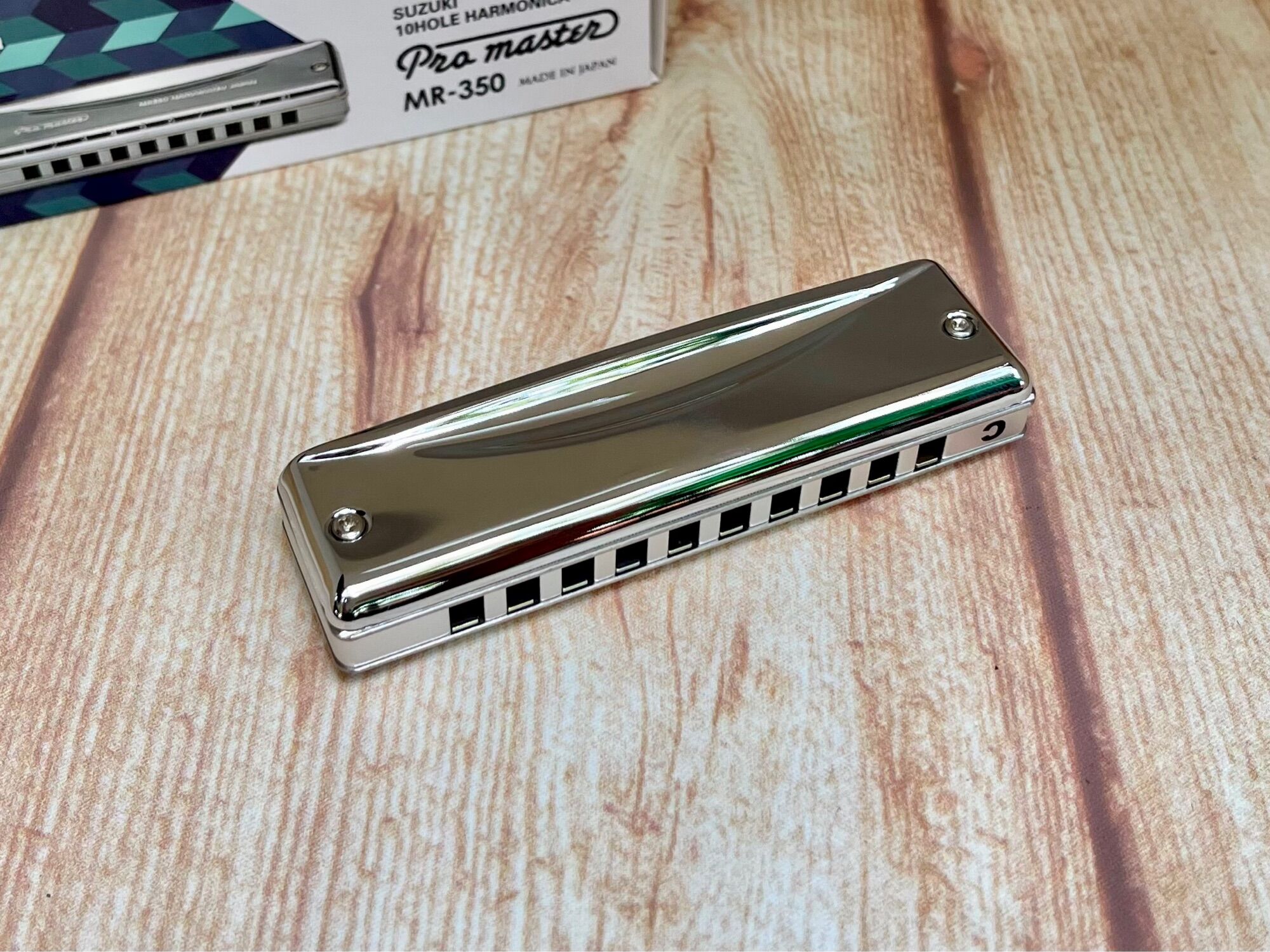Kèn harmonica 10 lỗ Diatonic Suzuki ProMaster Mr-350