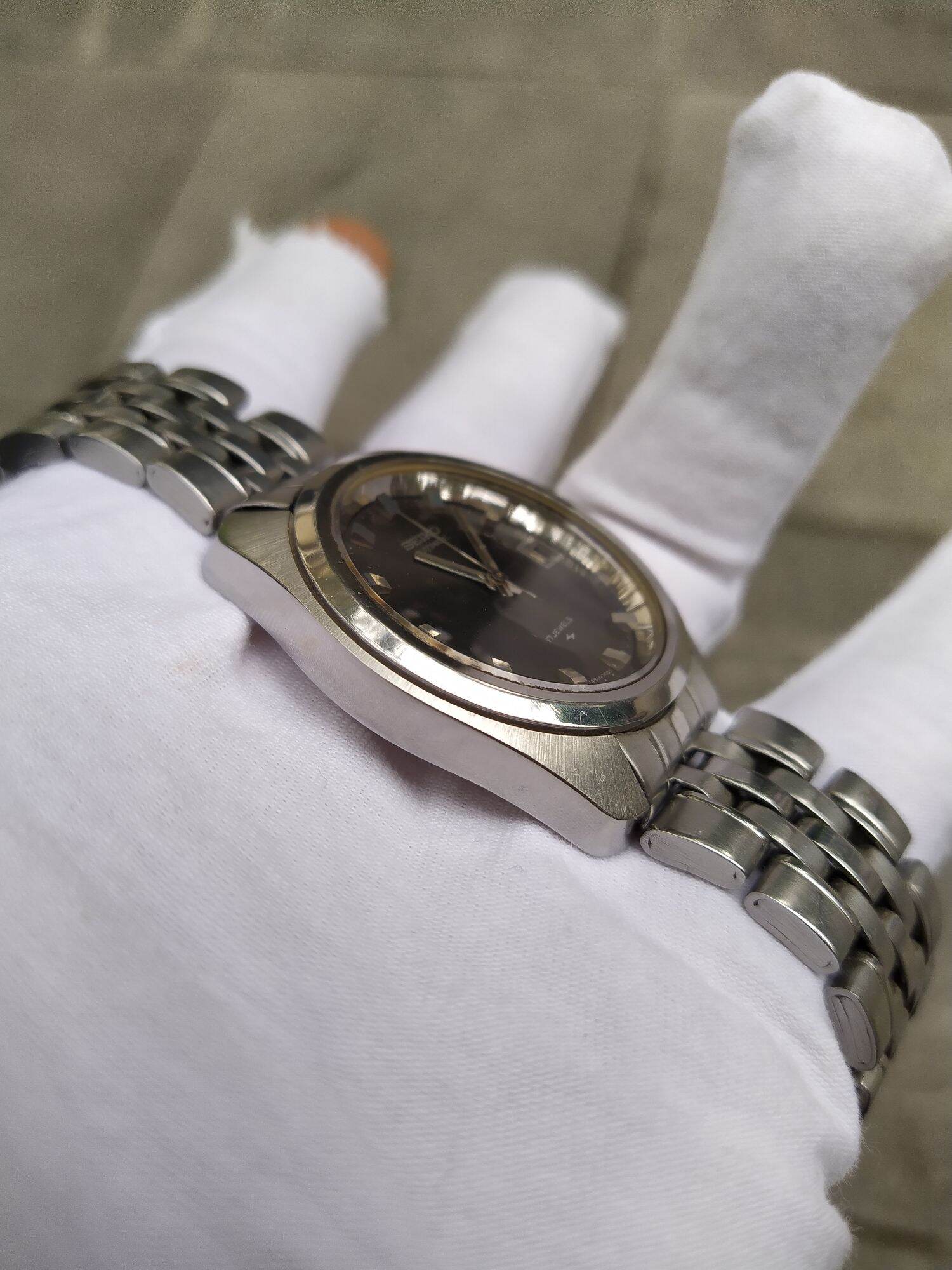 đồng hồ Seiko Vintage size 38.5 chưa núm