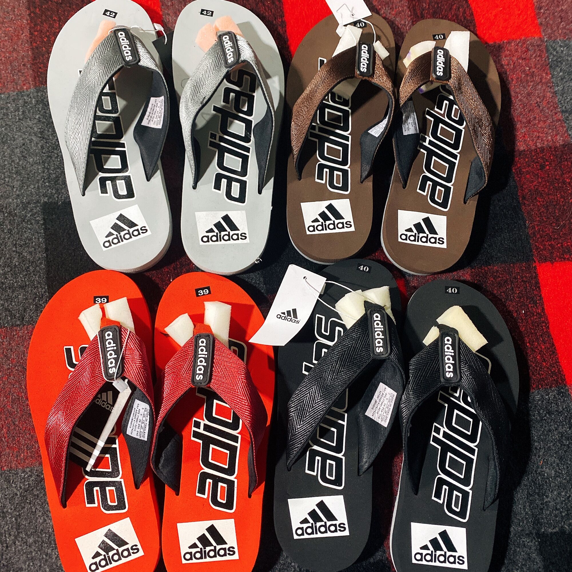 Dép Kẹp Adidas Thái Lan Quai vải Mang Êm chân
