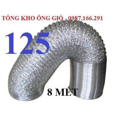 Ống sun bạc hút mùi phi 120mm dài 8 met