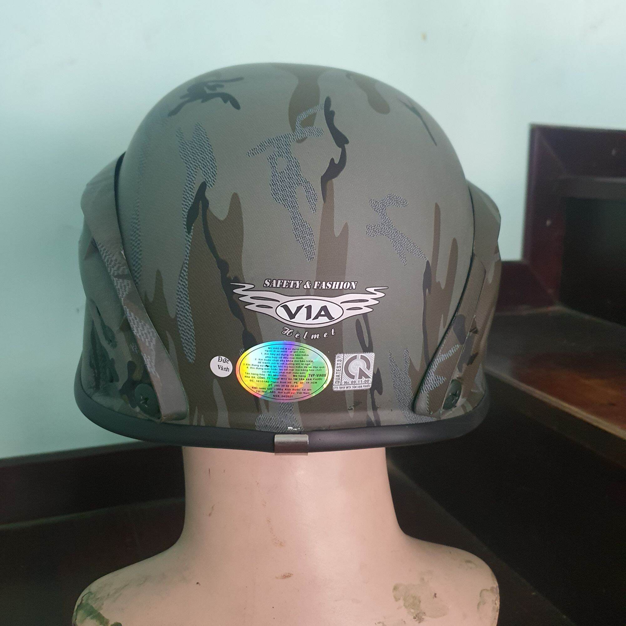 Nón bảo hiểm chiến thuật ViA camo