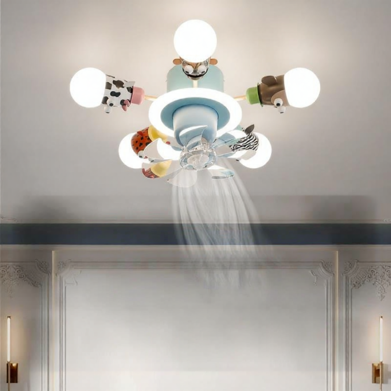 KELAJI | Full Spectrum Kids Room Ceiling Fan Light
