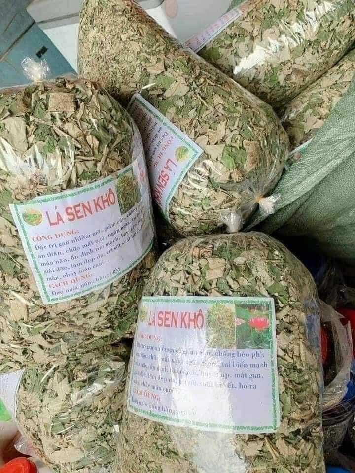 1kg Lá Sen Khô xanh đẹp