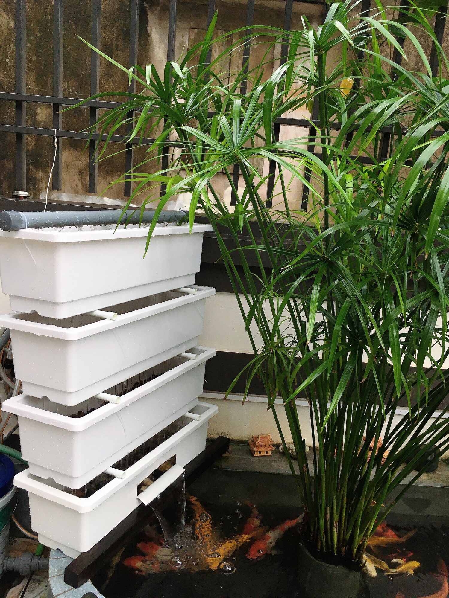 Lọc bể cá dàn baki 4 tầng 48x20x16cm