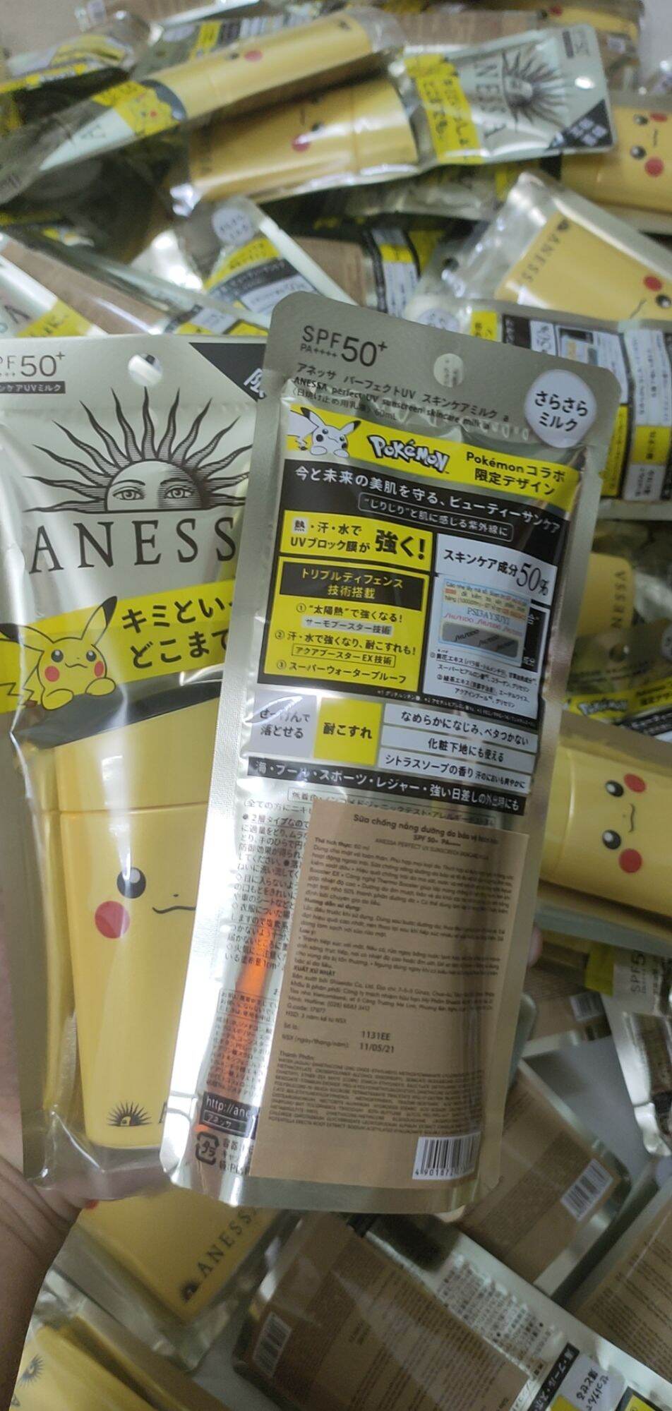 Sữa chống nắng Anessa phiên bản Pikachu 60ml