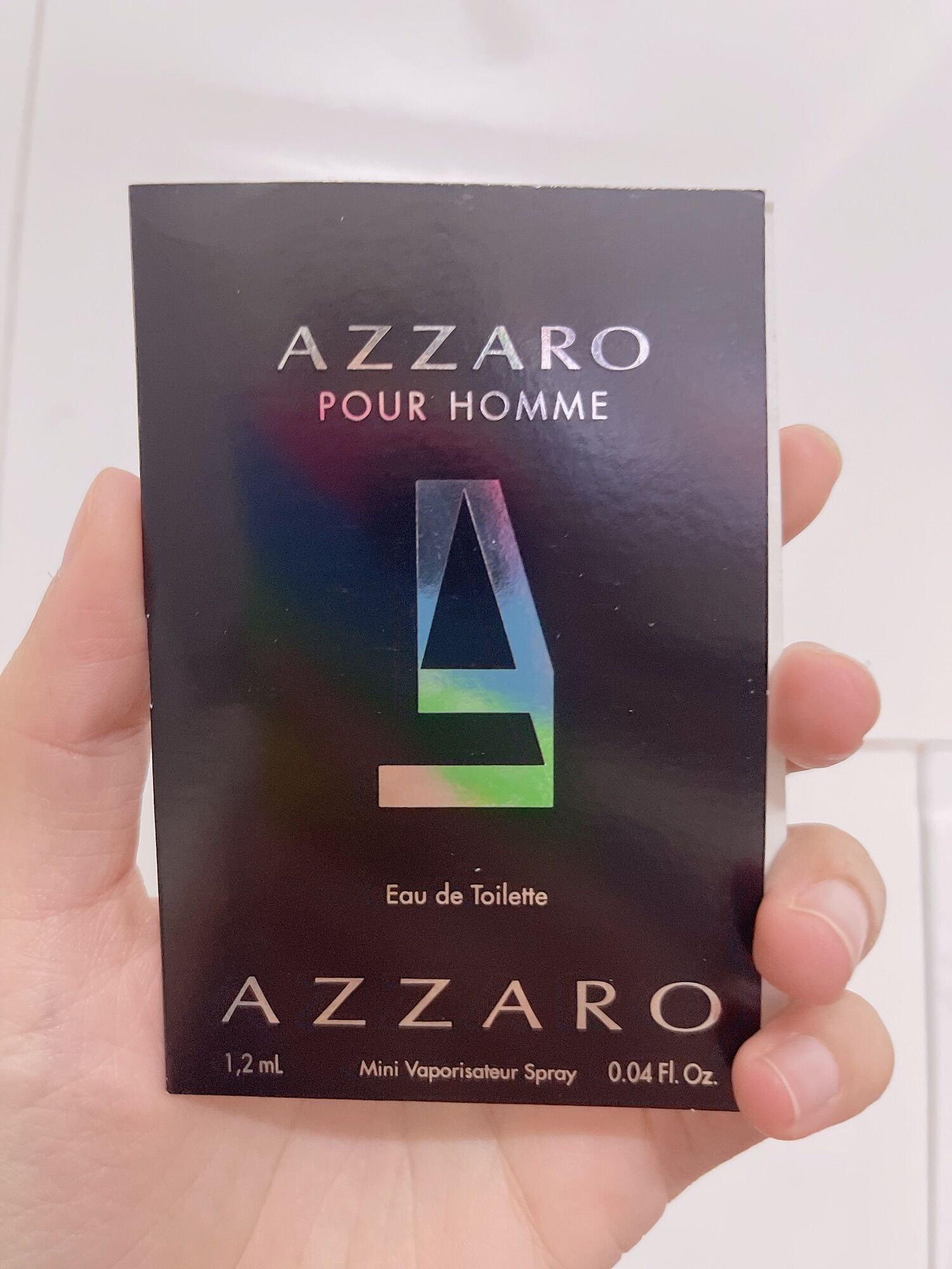 Vial nước hoa nam azzaro pour homme edt - 1.2ml.