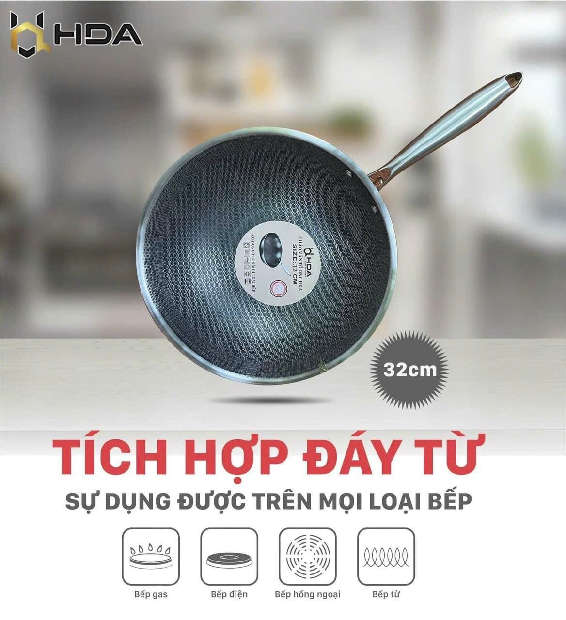 Chảo tổ ong sâu lòng 32cm