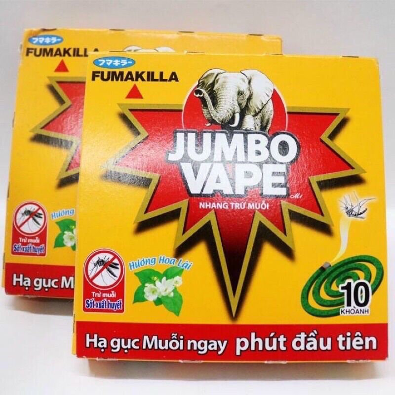 Nhang muỗi Jumbo Vape hương hoa lài
