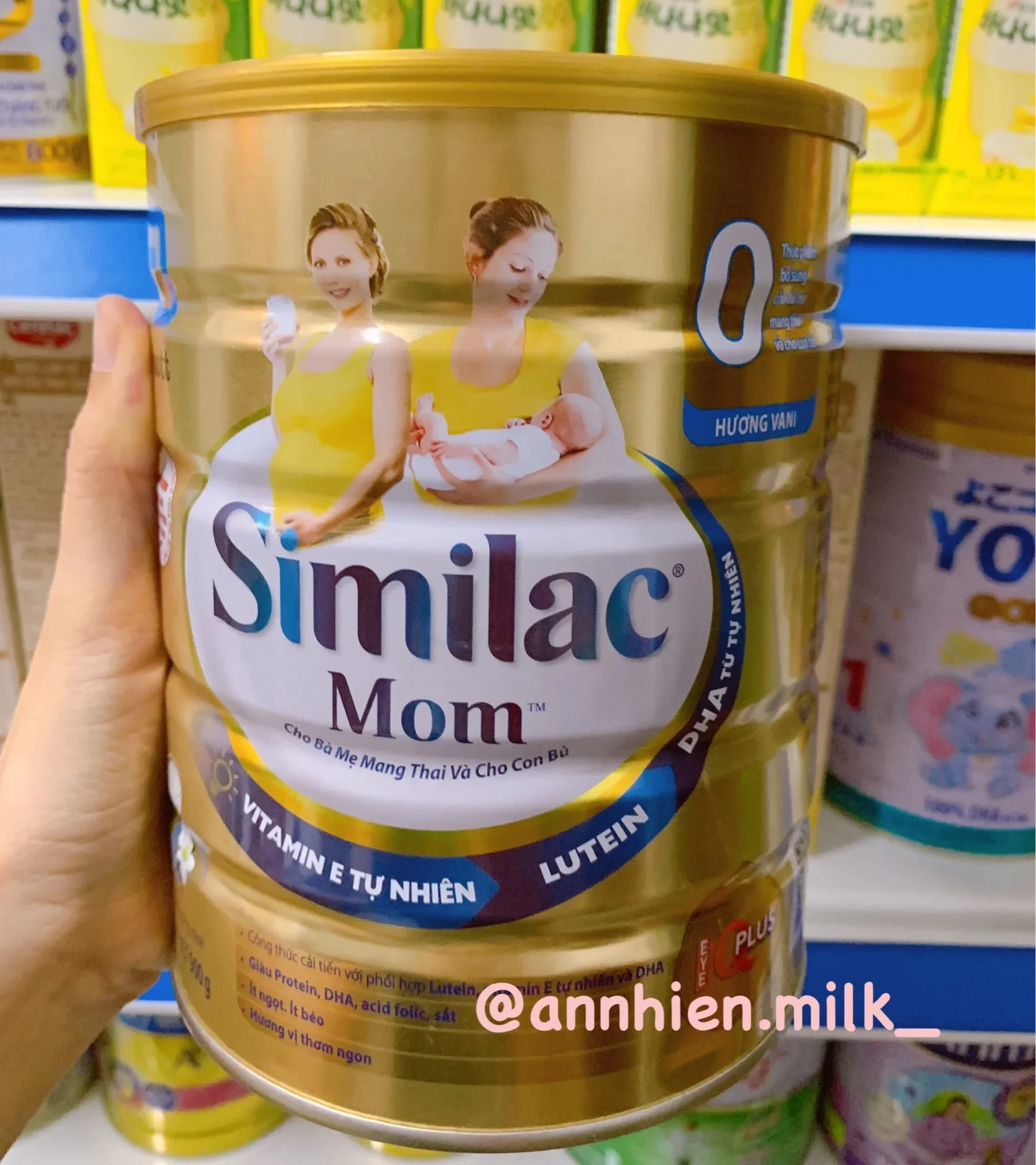 Sữa bầu Similac Mom (vani) - lon 900g