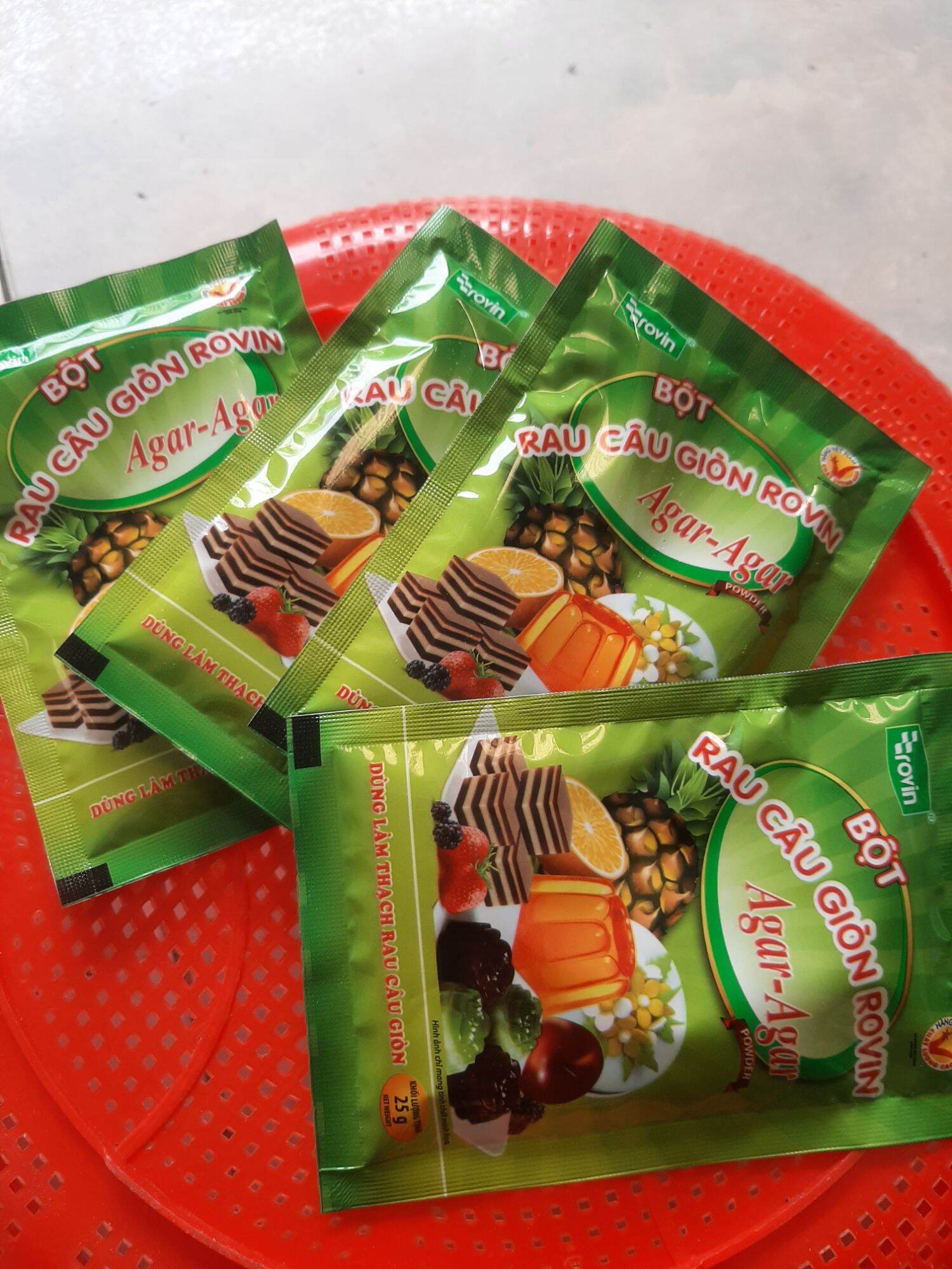 (2 gói =50g) BỘT rau câu giòn Hoàng yến