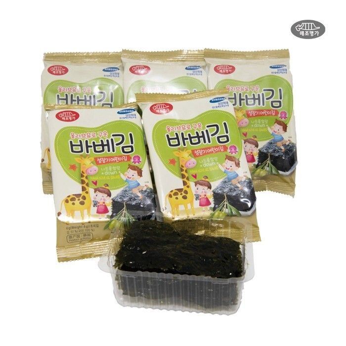 Lốc 3 gói rong biển ăn liền cuộn cơm BabyKim cho bé Hàn Quốc 4g 3