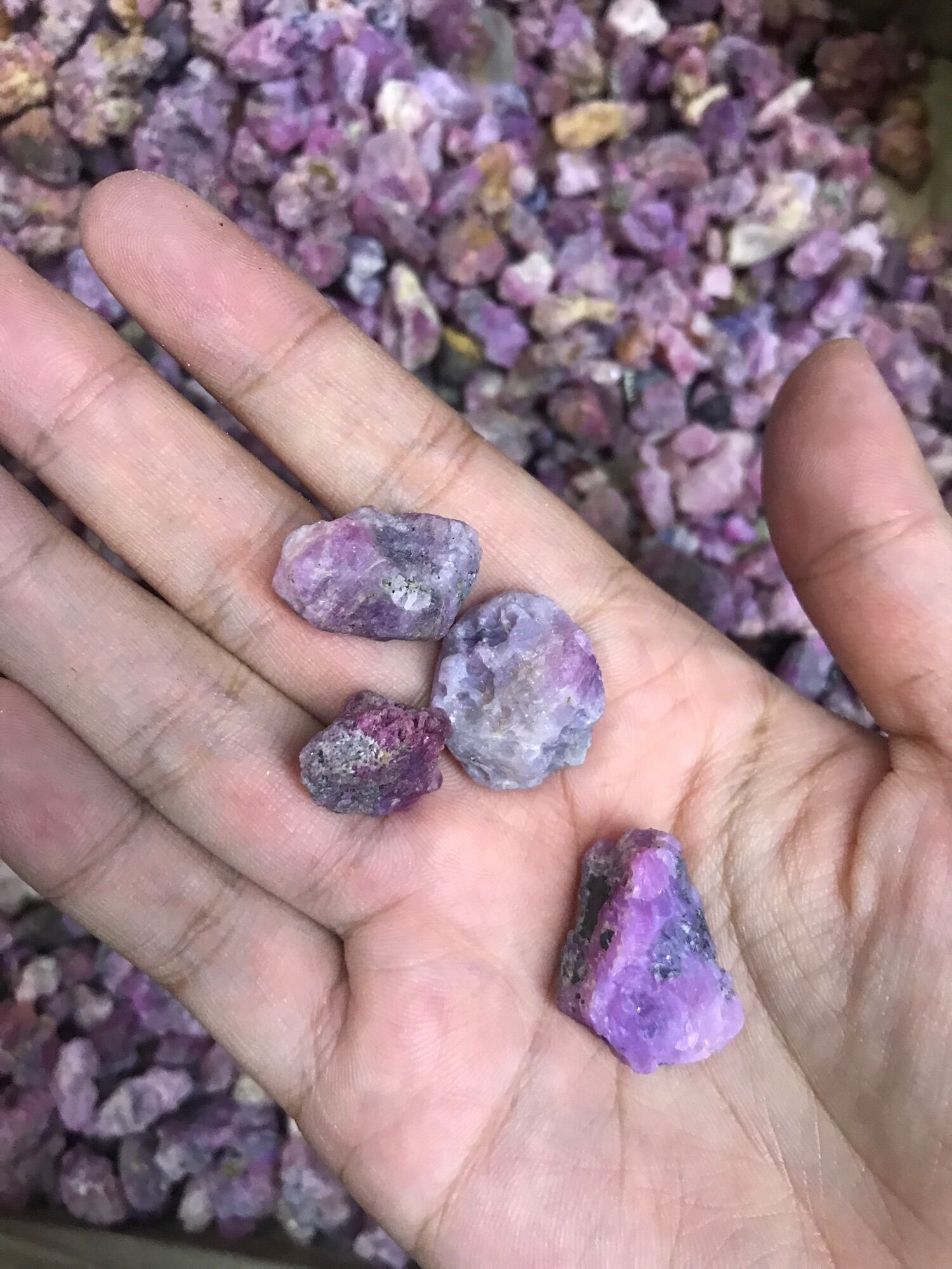 Set 30/50/100 gam đá thanh tẩy Ruby