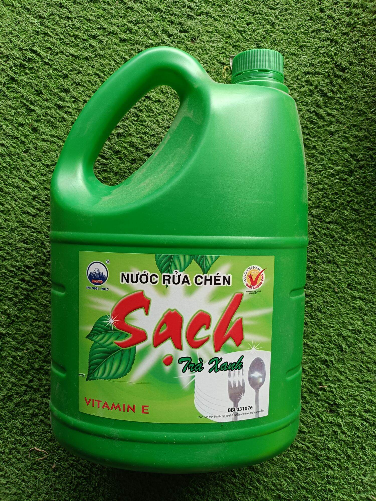 Nước rửa chén sạch chanh, sạch trà can 3.8kg