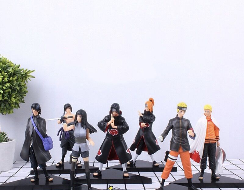 Mô hình Naruto - Mô hình Naruto Hokage Sasuke Hyuga Hinata Deidara Itachi Uchiha Minato Gaara - Cao 15~18cm