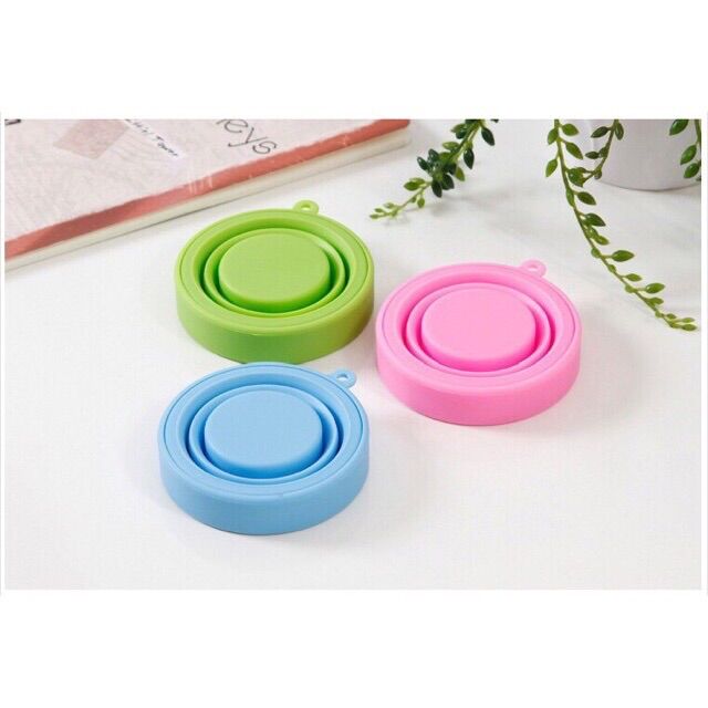 Ly gấp gọn du lịch bằng silicon