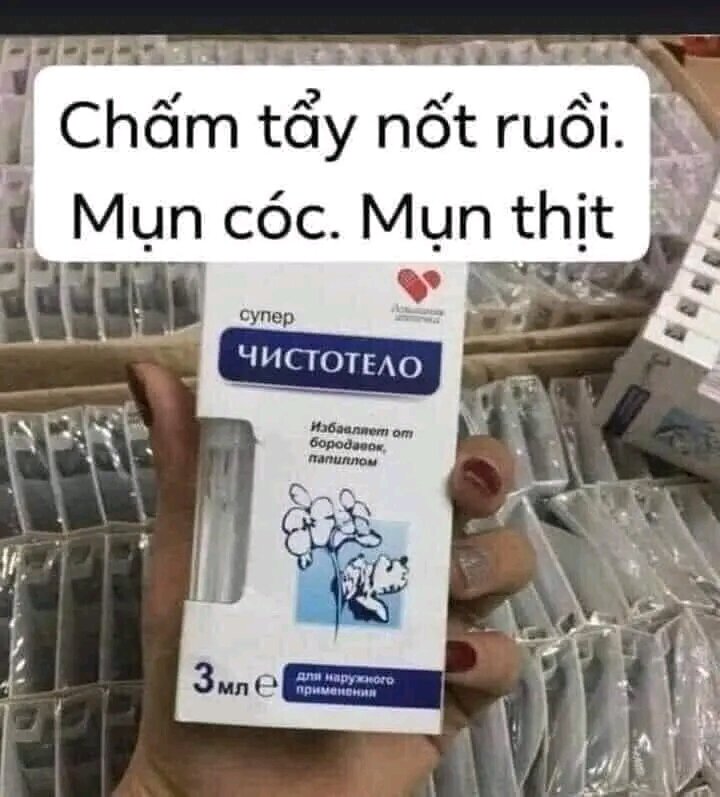 Gel tẩy nốt ruồi