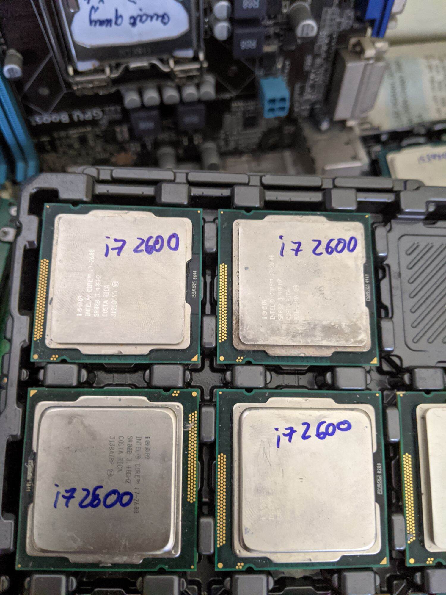 Chip i7 2600 dùng cho main sk1155 như h61, b75, z77, h67...
