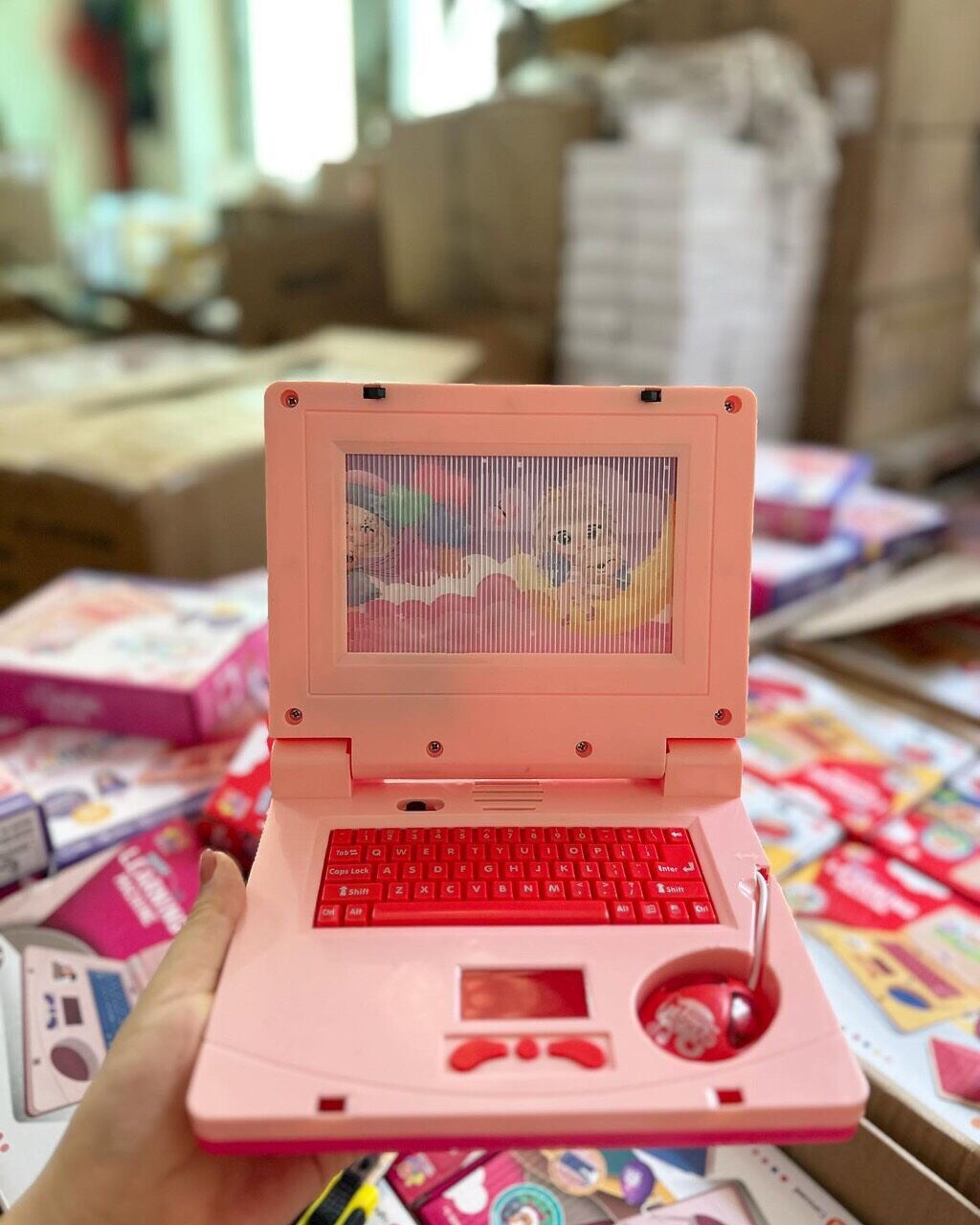 Đồ chơi laptop, có đèn, nhac và chuột cho bé