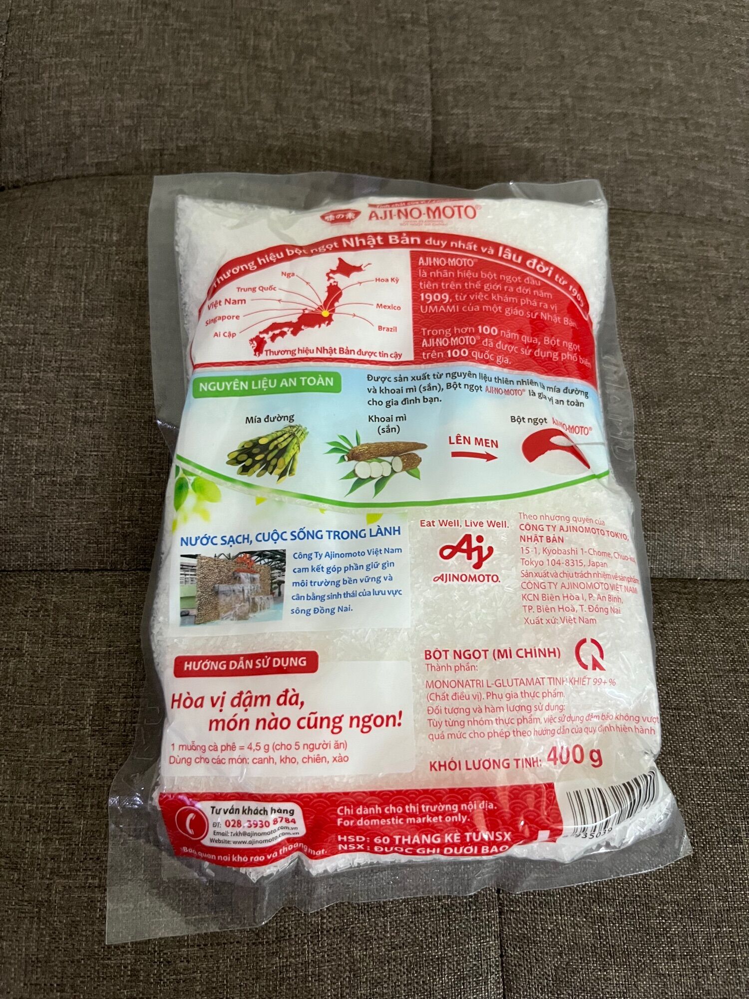 Bột ngọt Ajinomoto 400gr