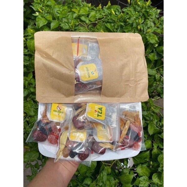 MỘT SET TRÀ LIPTON XÍ MUỘI CAM THẢO